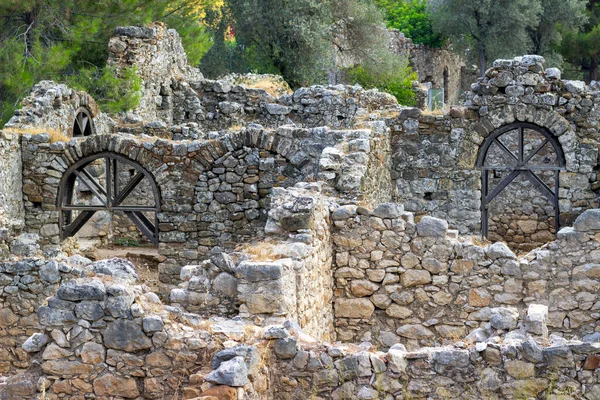 Olympos Casa Cidade Antiga Helenística Romana Período Bizantino Lugares Históricos — Fotografia de Stock