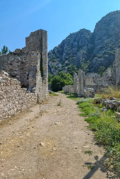 Olympos Maneira Pebble Cidade Antiga Hellenistic Roman Período Byzantine Lugares — Fotografia de Stock