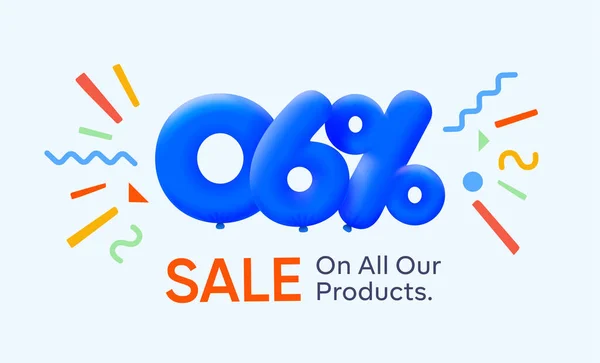 Special Sale Banner Discount Percent Seasonal Shopping Promo Advertisement Vector — Stock Vector