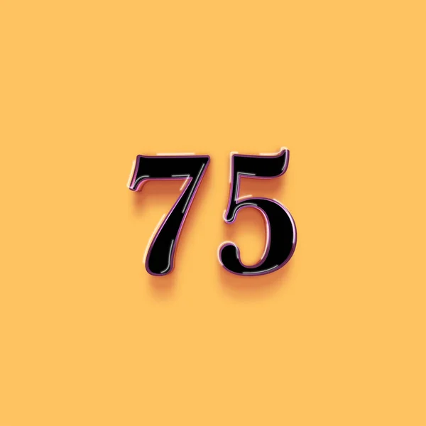 Symbolbild Nummer Genießen Sie Sonderangebot Nummer Verkaufsschild Auf Gelbem Hintergrund — Stockfoto