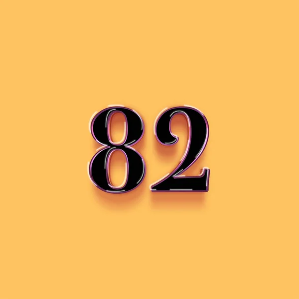 Symboldesign Nummer Genießen Sie Sonderangebot Nummer Verkaufsschild Auf Gelbem Hintergrund — Stockfoto
