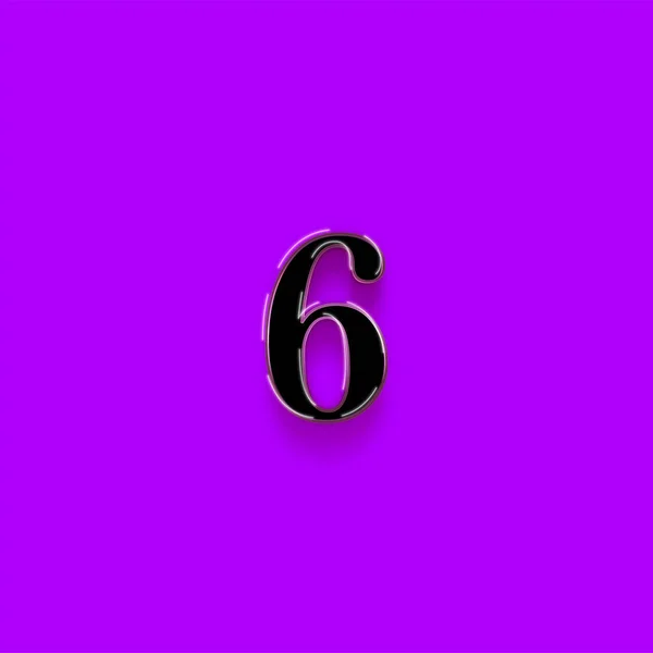 Number Symbol Design Enjoy Special Offer Number Sale Sign Purple — Stock Photo, Image