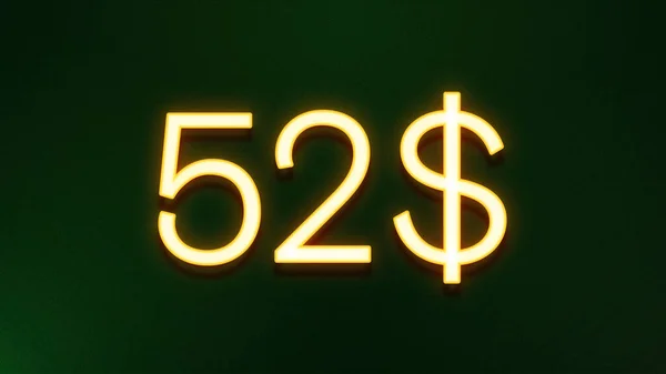어두운 배경에서 달러의 아이콘을 상징하는 — 스톡 사진