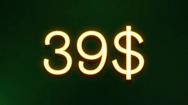 Koyu Arkaplanda Dolarlık Fiyat Simgesi — Stok fotoğraf