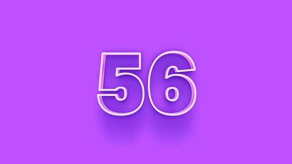 Illustration Number Purple Background — Stock Photo, Image