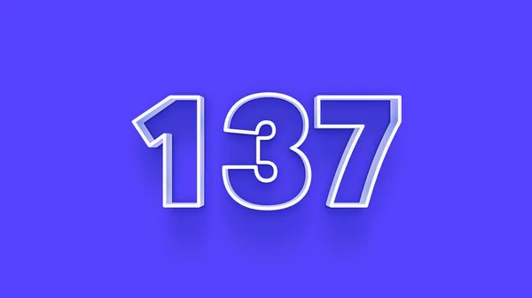 배경에 137 숫자의 — 스톡 사진