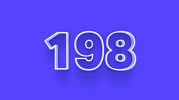 배경에 198 숫자의 — 스톡 사진