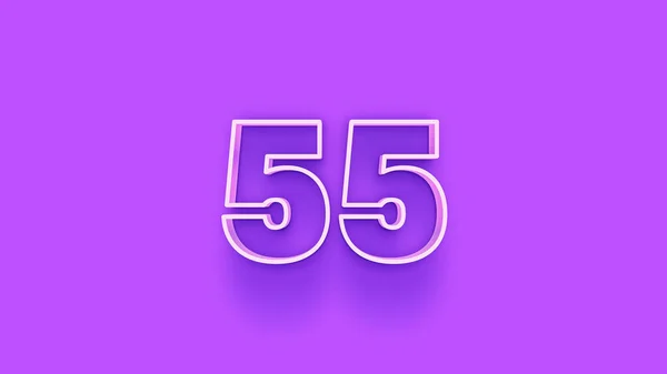 Illustration Number Purple Background — Stock Photo, Image