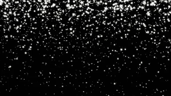 Des Étincelles Blanches Des Étoiles Scintillent Avec Effet Lumière Spécial — Photo