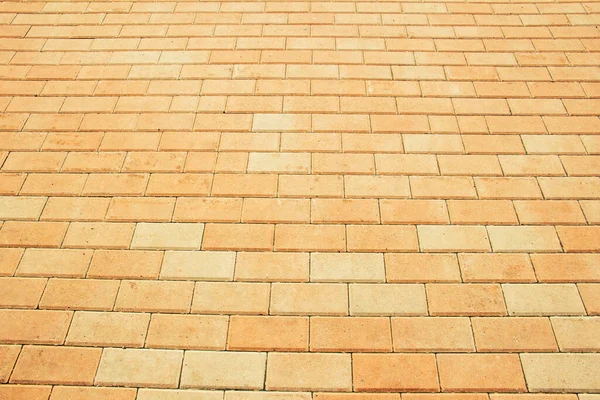 Texture of rectangular paving stones, uneven masonry — Stock Photo, Image