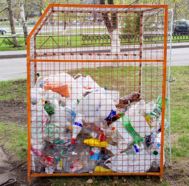 seçici atık toplama, plastik toplama konteynırı