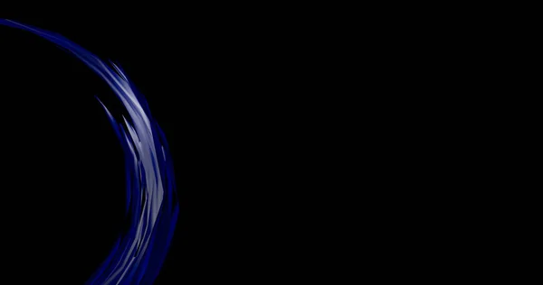 Abstracte Zwarte Achtergrond Met Dynamische Blauwe Lijnen Blauwe Zwarte Lijnen — Stockfoto
