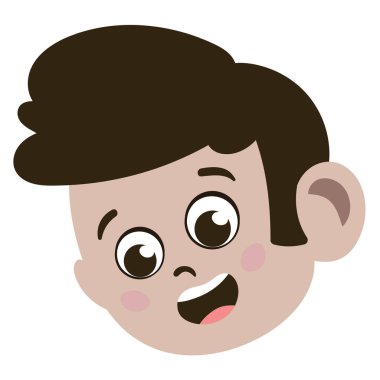 Sevimli çocuk surat. Esmer, sevimli ve sevimli Kafkas Çocuk. Mutlu görünen masum ifadeli şirin bir yüz. Gülen surat. Mutlu Yüz.