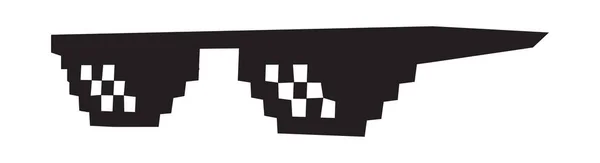 Haydut Yaşam Gözlüğü. 2B Pikselleştirilmiş Gözlük Şeffaf Arkaplan PNG Resmi.