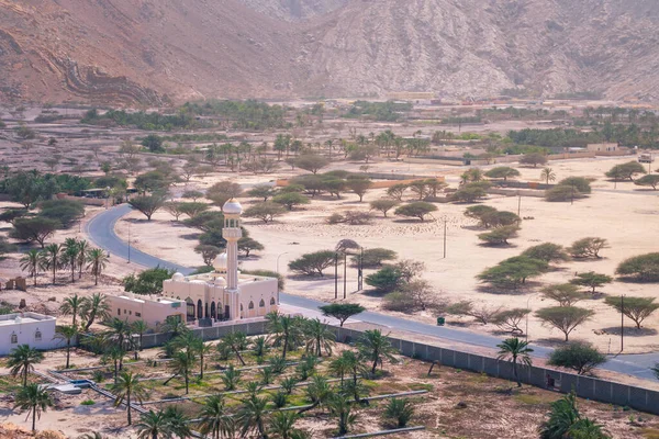 Pequeña Mezquita Zona Rural Provincia Musandam Suburbios Bukha Pueblo Omán — Foto de Stock