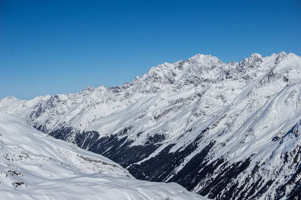 Atemberaubender Blick Von Der Bergspitze Kaunertal — Stockfoto