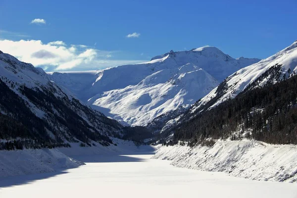 Wspaniały Widok Szczytu Gór Kaunertal — Zdjęcie stockowe