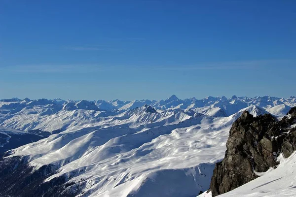 Wspaniały Widok Szczytu Gór Kaunertal — Zdjęcie stockowe