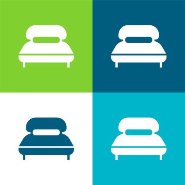 Uzun Yastıklı Büyük Yatak Minimum Renk Simgesi
