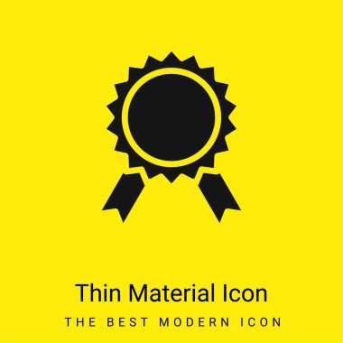 Ödül asgari düzeyde parlak sarı malzeme simgesi