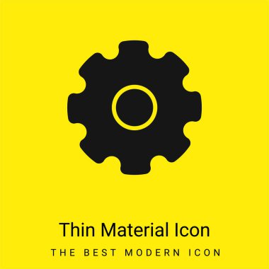 Büyük çark en az sarı madde simgesi