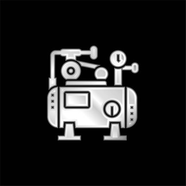 Hava Sıkıştırıcı gümüş kaplama metalik simge