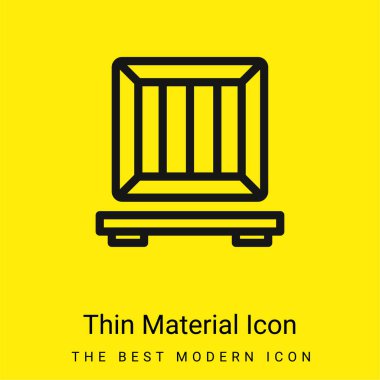 Kutu en az parlak sarı malzeme simgesi