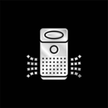 Hava Arındırıcı gümüş kaplama metalik simge