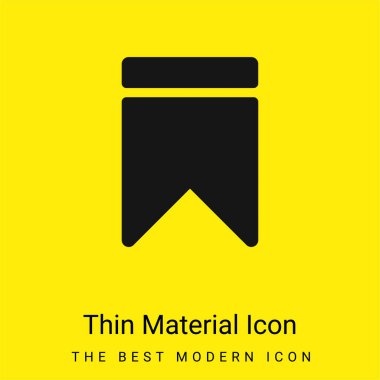 Yer imi en az parlak sarı madde simgesi