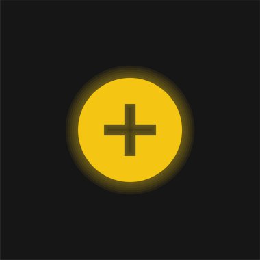 Parlak sarı neon simgesi ekle