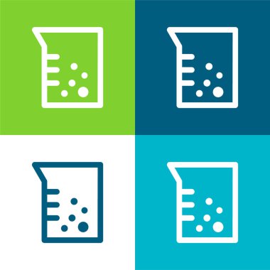 Beaker Sembol Düz Renk en az simge kümesi