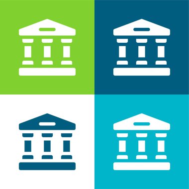 Düz Düz Düz Renk simgesi kümesi