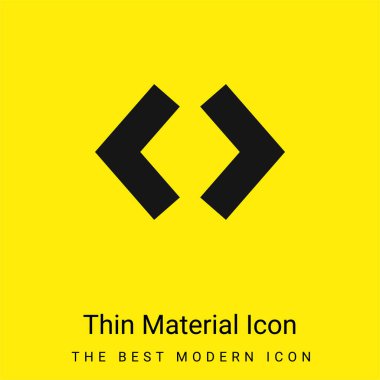 Asgari düzeyde parlak sarı madde simgesi