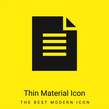 En küçük parlak sarı madde simgesini arşivle