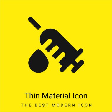 Analiz en az parlak sarı madde simgesi