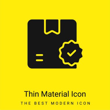 Kutu en az parlak sarı malzeme simgesi