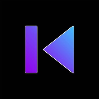 Arka mavi gradyan vektör simgesi