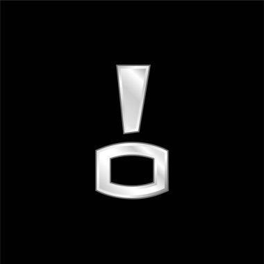 Bitacoras Logosu gümüş kaplama metalik simge