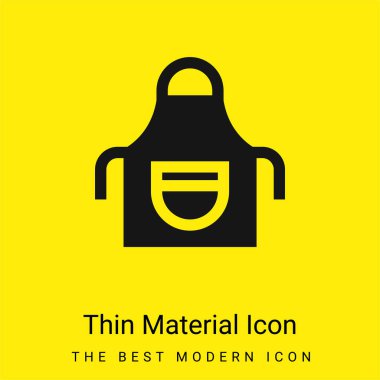 Önlük en az parlak sarı madde simgesi