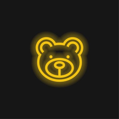 Ayı Yüzlü Parlak Neon simgesi