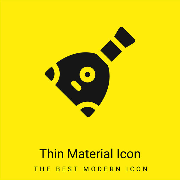 Минимальная ярко-жёлтая икона