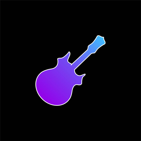 Icono Vector Degradado Azul Bajo — Vector de stock