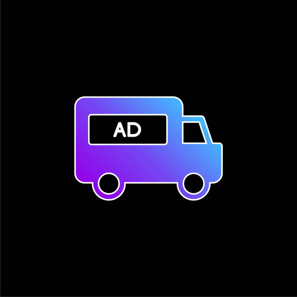 Символ синего градиента