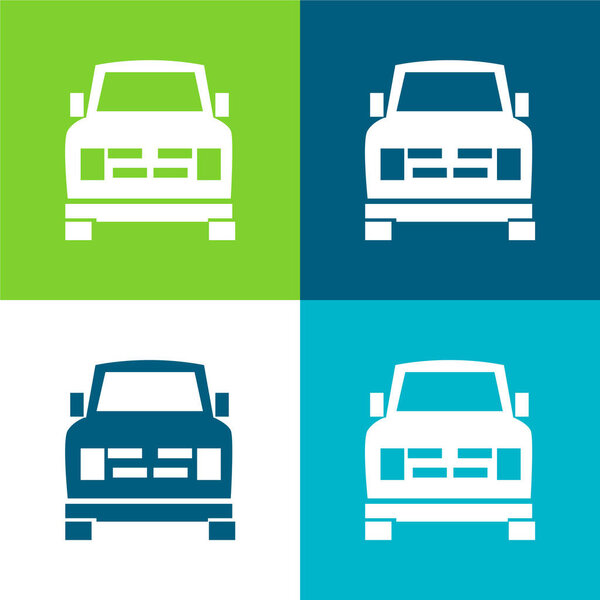 Четырехцветная минимальная иконка All Terrain Flat