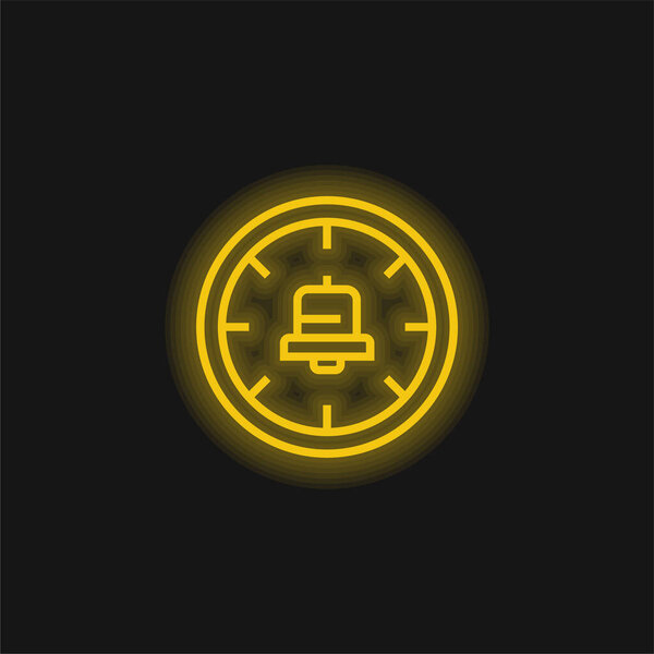 Сияющий неоновый значок