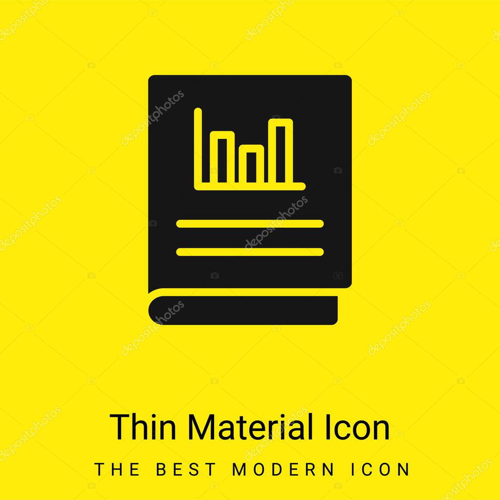 Accounts minimal bright yellow material icon
