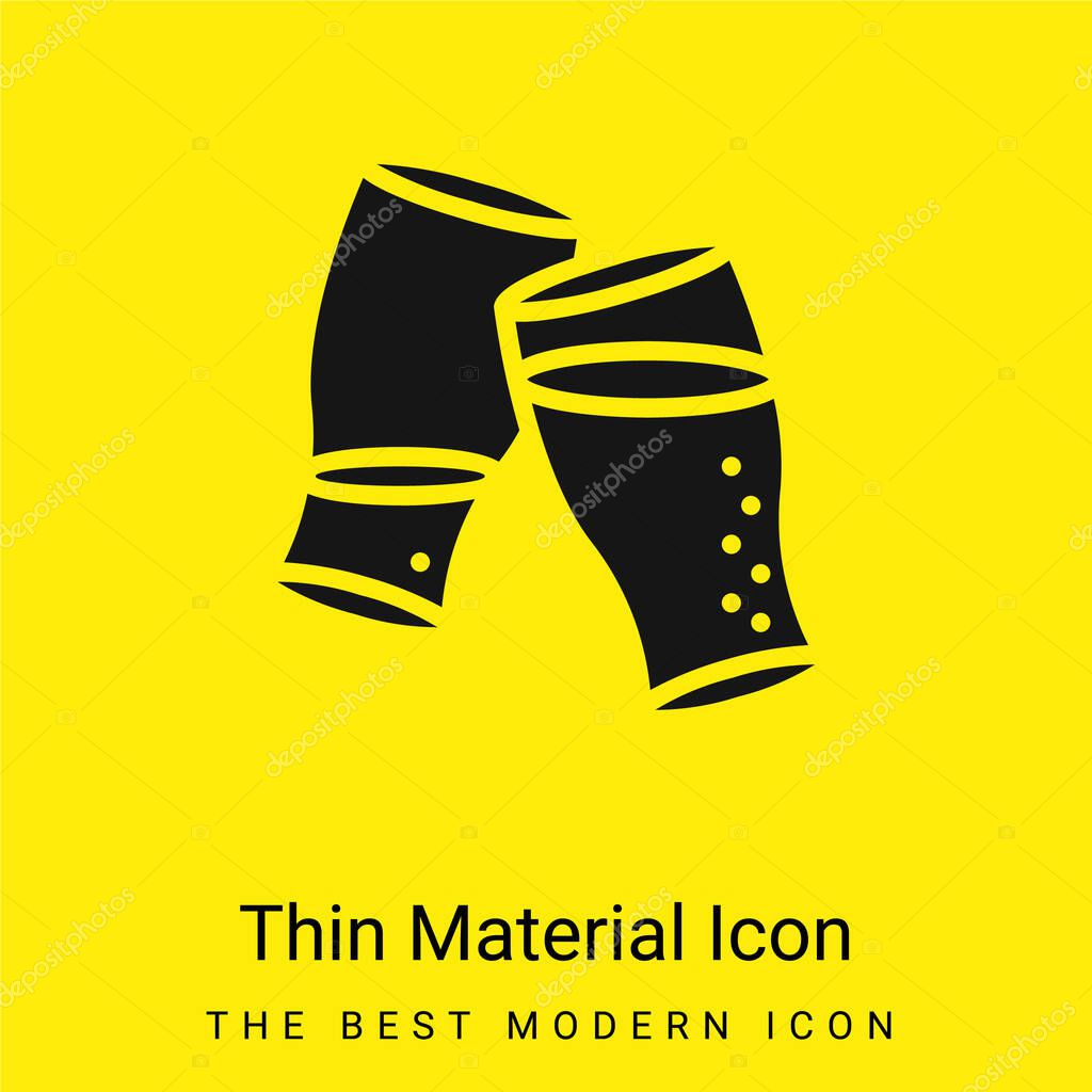 Beer minimal bright yellow material icon