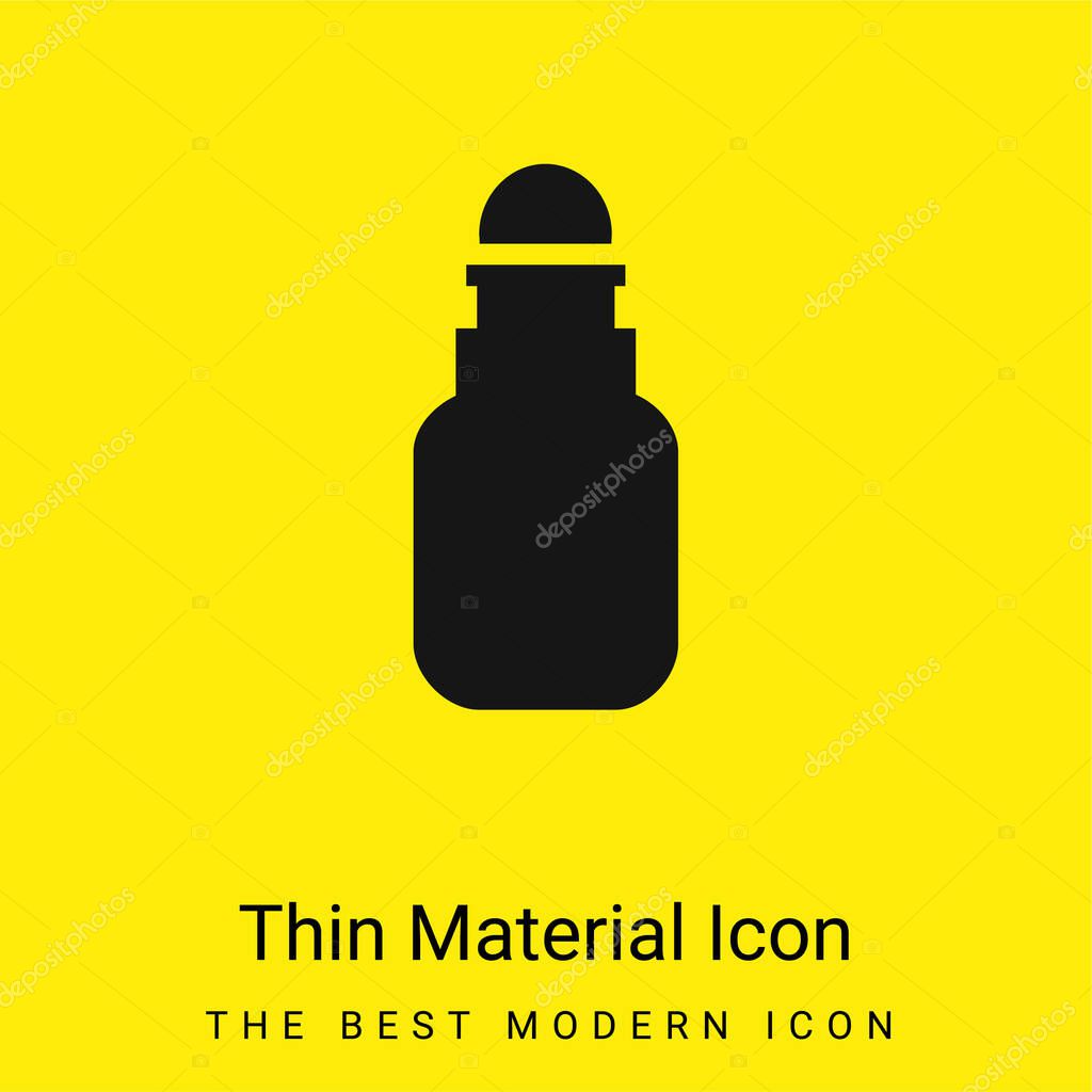 Bathroom Bottle minimal bright yellow material icon