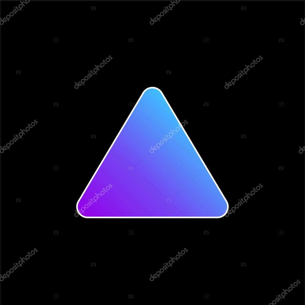 Bleach blue gradient vector icon