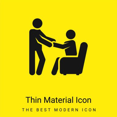 Parlak sarı malzeme simgesine yardım